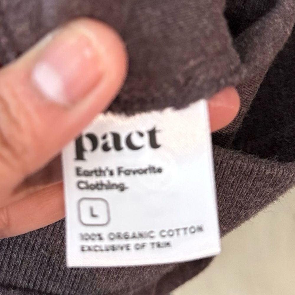 Pact Airplane Pintuck Wide Leg Pant Organic L - Picture 5 of 6